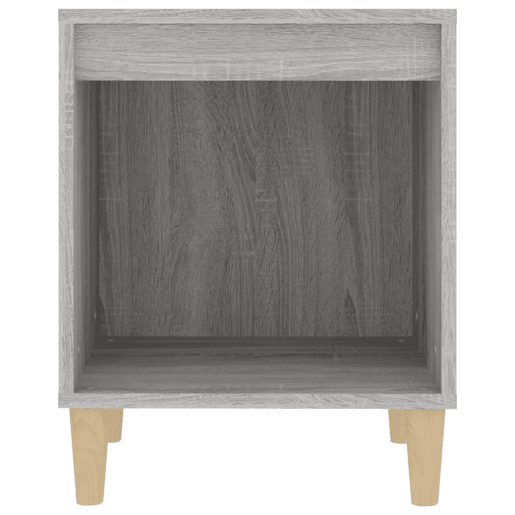 vidaXL Mesas de cabeceira 2 pcs 40x35x50 cm cinzento sonoma