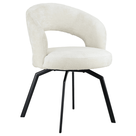 Silla de chenilla beige EHBA Silla de chenilla beige EHBA