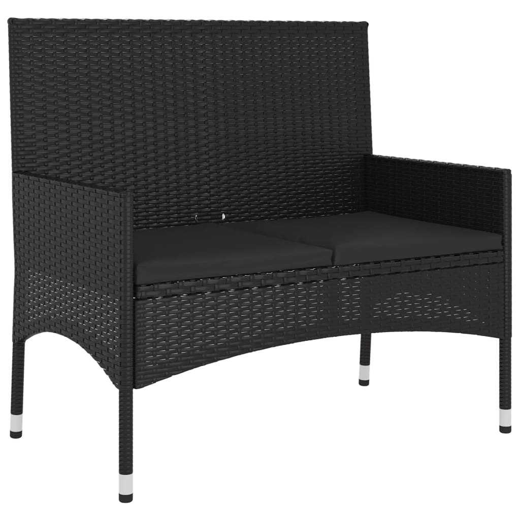 Banco De Jardín 90x51 Negro