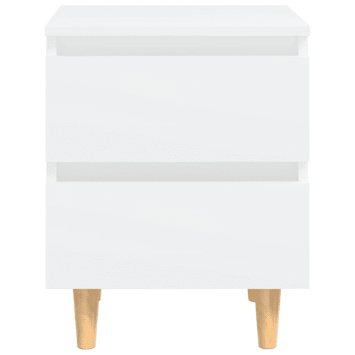 vidaXL Mesas de cabeceira 2 pcs c pernas de pinho 40x35x50 cm branco vidaXL Mesas de cabeceira 2 pcs c pernas de pinho 40x35x50 cm branco