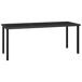 Conjunto de comedor de jardín 7 piezas ratán sintético Conjunto de comedor de jardín 7 piezas ratán sintético Negro