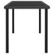 Conjunto de comedor de jardín 7 piezas ratán sintético Conjunto de comedor de jardín 7 piezas ratán sintético Negro