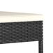 Conjunto de comedor de jardín 7 piezas ratán sintético Conjunto de comedor de jardín 7 piezas ratán sintético Negro