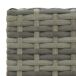 Conjunto de bar para jardín 5 piezas Conjunto de bar para jardín 5 piezas Gris