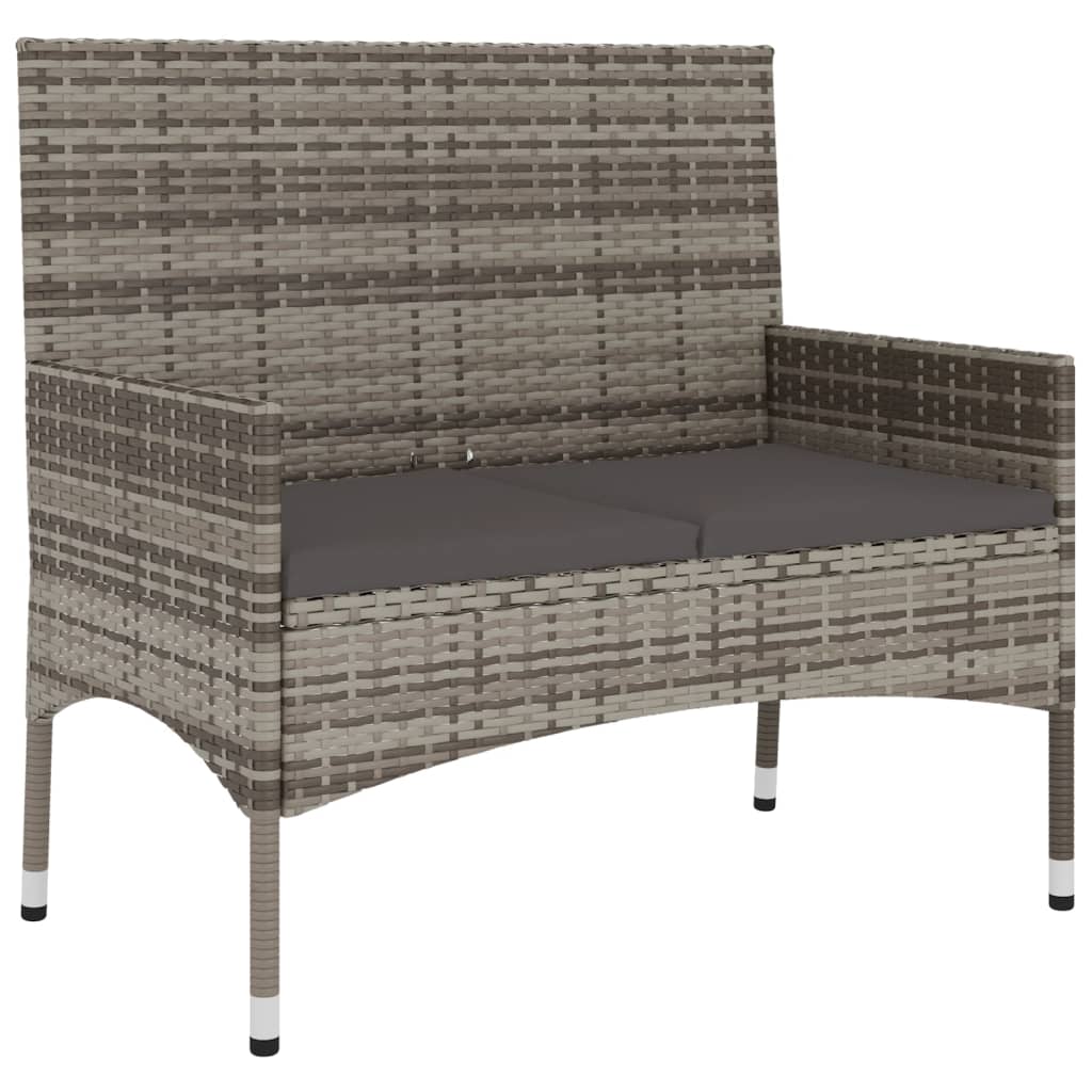 Banco De Jardín 90x51 Gris
