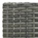 Conjunto de bar para jardín 7 piezas con cojines Conjunto de bar para jardín 7 piezas con cojines Gris
