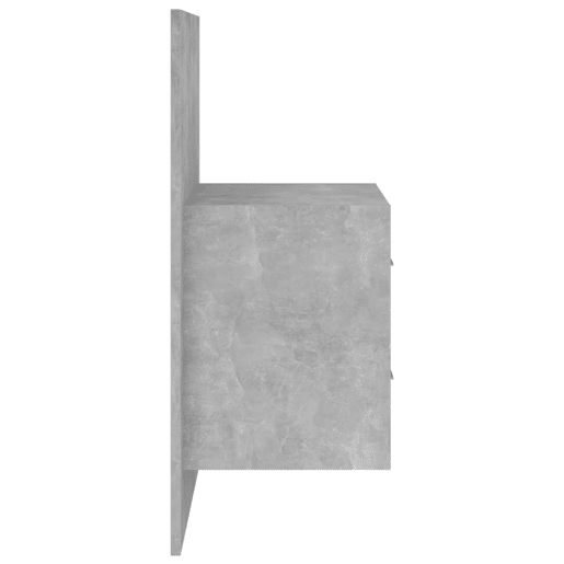 vidaXL Mesas de cabeceira montagem na parede 2 pcs cinzento cimento vidaXL Mesas de cabeceira montagem na parede 2 pcs cinzento cimento