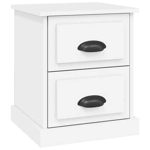 vidaXL Mesa de cabeceira 39x39x47,5 cm derivados de madeira branco vidaXL Mesa de cabeceira 39x39x47,5 cm derivados de madeira branco