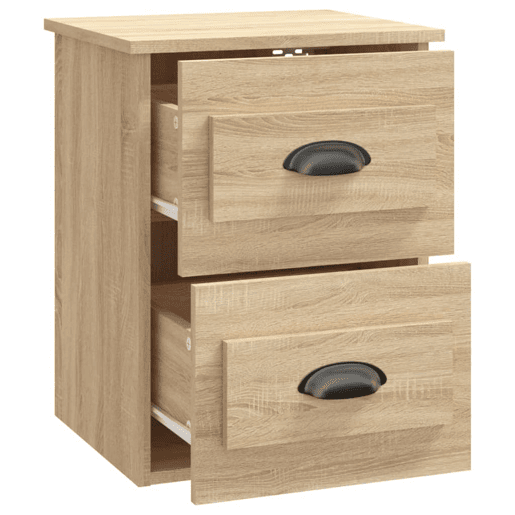 vidaXL Mesas de cabeceira parede 2 pcs 41,5x36x53 cm carvalho sonoma vidaXL Mesas de cabeceira parede 2 pcs 41,5x36x53 cm carvalho sonoma