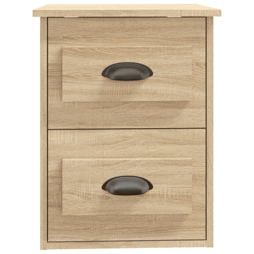 vidaXL Mesas de cabeceira parede 2 pcs 41,5x36x53 cm carvalho sonoma vidaXL Mesas de cabeceira parede 2 pcs 41,5x36x53 cm carvalho sonoma