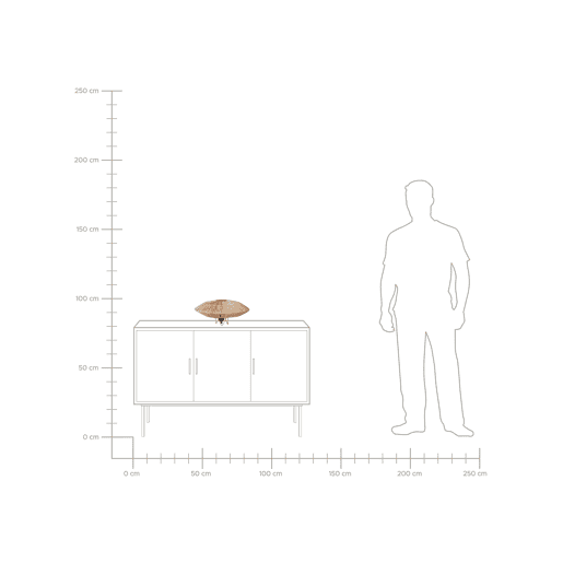 Beliani Candeeiro de mesa MENTIRI Beliani Candeeiro de mesa MENTIRI