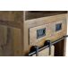Mueble botellero 1 puerta corredera en madera de mango Mueble botellero 1 puerta corredera en madera de mango Marrón
