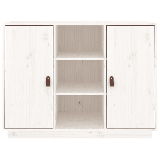 vidaXL Aparador 100x40x75 cm madeira de pinho maciça branco vidaXL Aparador 100x40x75 cm madeira de pinho maciça branco