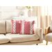 Beliani Cojín decorativo BANKSIA Beliani Cojín decorativo BANKSIA Rojo