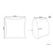 Beliani Cojín decorativo FUSSEL Beliani Cojín decorativo FUSSEL Beige