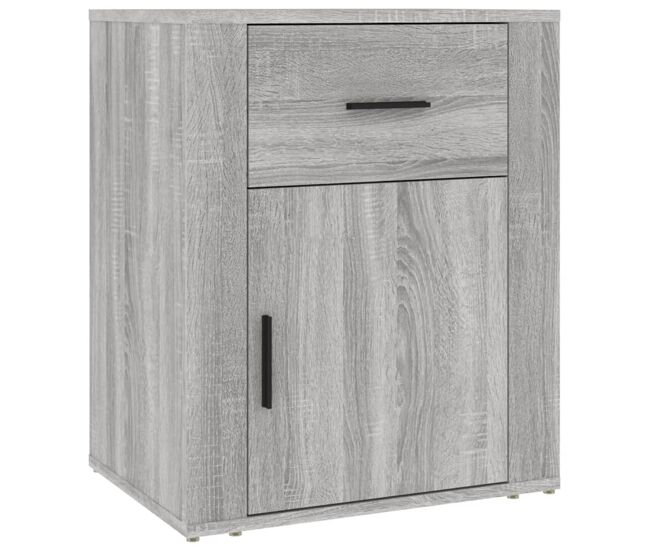Vidaxl mesita de noche madera contrachapada gris sonoma 50x36x60 cm