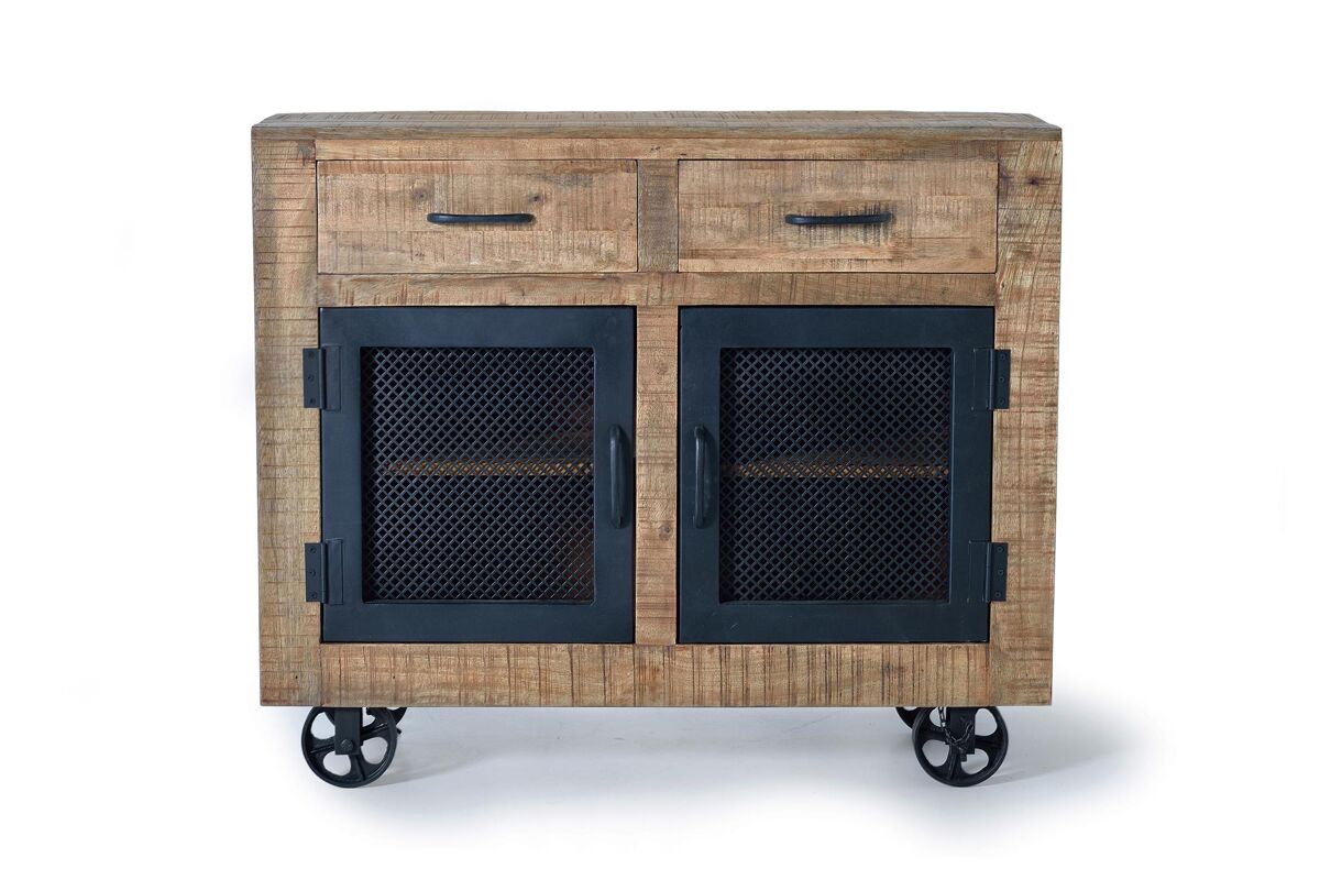 Aparado madera de mango y metal natural  .Giner y Colomer