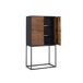 Alacena 2 puertas de madera de palisandro - GINER Y COLOMER Alacena 2 puertas de madera de palisandro - GINER Y COLOMER Multicolor