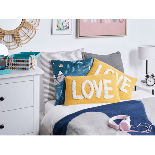 Beliani Almofada decorativa LOVE