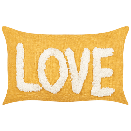 Beliani Almofada decorativa LOVE