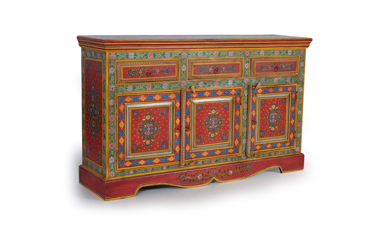 Aparador - vajillero multicolor 86x40x140 cm - giner y colomer