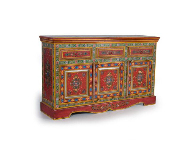 Aparador - vajillero multicolor 86x40x140 cm - giner y colomer