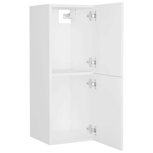 vidaXL Armário de casa de banho 30x30x80cm derivados de madeira branco vidaXL Armário de casa de banho 30x30x80cm derivados de madeira branco