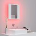Armario espejo de baño LED acrílico 40 Armario espejo de baño LED acrílico 40 Blanco