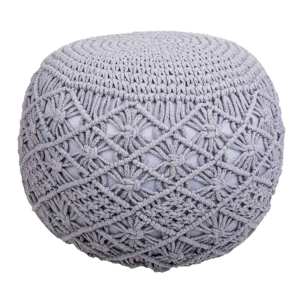Puff de algodón trenzado
