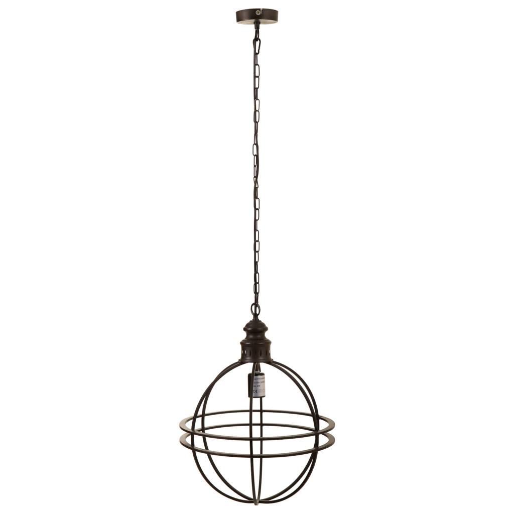 Lámpara de techo de metal dorado 38.5x38.5x49.5