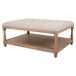 Banqueta de madera tapizada 110x78 Banqueta de madera tapizada 110x78 Gris