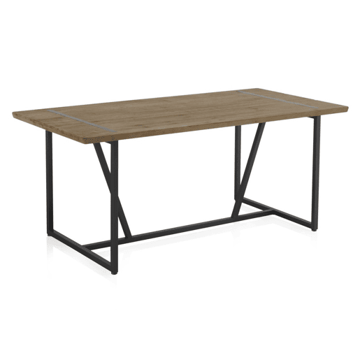 Mesa Metálica Com Envelope De Madeira