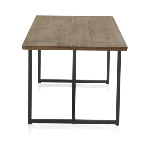 Mesa Metálica Com Envelope De Madeira