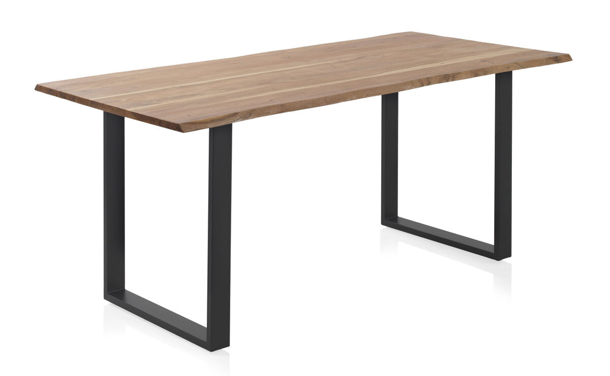 Mesa comedor 180x90 madera maciza de acacia de 25 mm de espesor