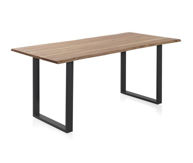 Mesa Comedor 180X90 Madera Maciza De Acacia De 25 Mm De Espesor