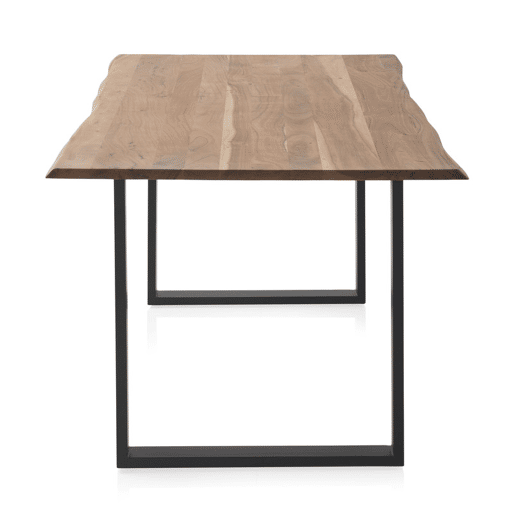 Mesa De Jantar 180X90 Madeira Maciça De Acácia 25 Mm De Espessura