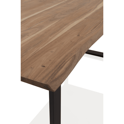 Mesa De Jantar 180X90 Madeira Maciça De Acácia 25 Mm De Espessura