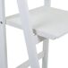 Escalera estantería de madera Escalera estantería de madera Blanco Brillo