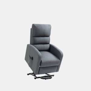Cadeira de relaxamento elétrica confortável, RECLINER ELEVÁVEL, levanta pessoas, tecido 100% poliéster