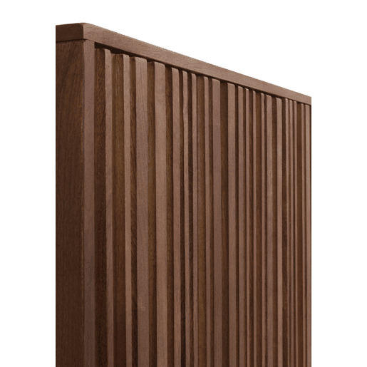 Aparador Alto 2 Pts Laminado Madeira Manga Maciça, Base Metal