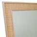 Espejo de madera y rejilla Espejo de madera y rejilla Marrón