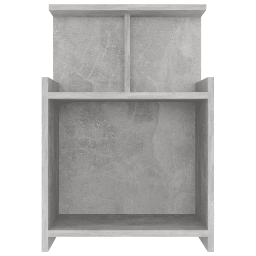vidaXL Mesa de cabeceira derivados de madeira cinzento cimento vidaXL Mesa de cabeceira derivados de madeira cinzento cimento