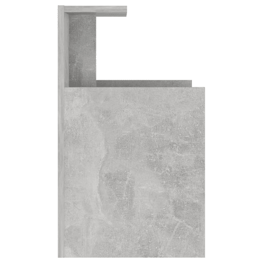vidaXL Mesa de cabeceira derivados de madeira cinzento cimento vidaXL Mesa de cabeceira derivados de madeira cinzento cimento
