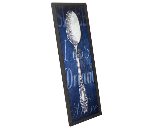Cuadro de metal con cristal 33x2,5x93
