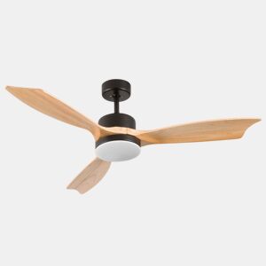 Ventilador de Teto com Luz 3 Lâminas Pretas 56W 6 Velocidades New York Thinia Home