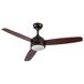 Ventilador de Techo con Luz 3 Aspas Thinia Home Ventilador de Techo con Luz 3 Aspas Thinia Home Madera