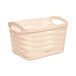 Kit 3 Cestas Medianas Rectangulares 7house Kit 3 Cestas Medianas Rectangulares 7house Beige