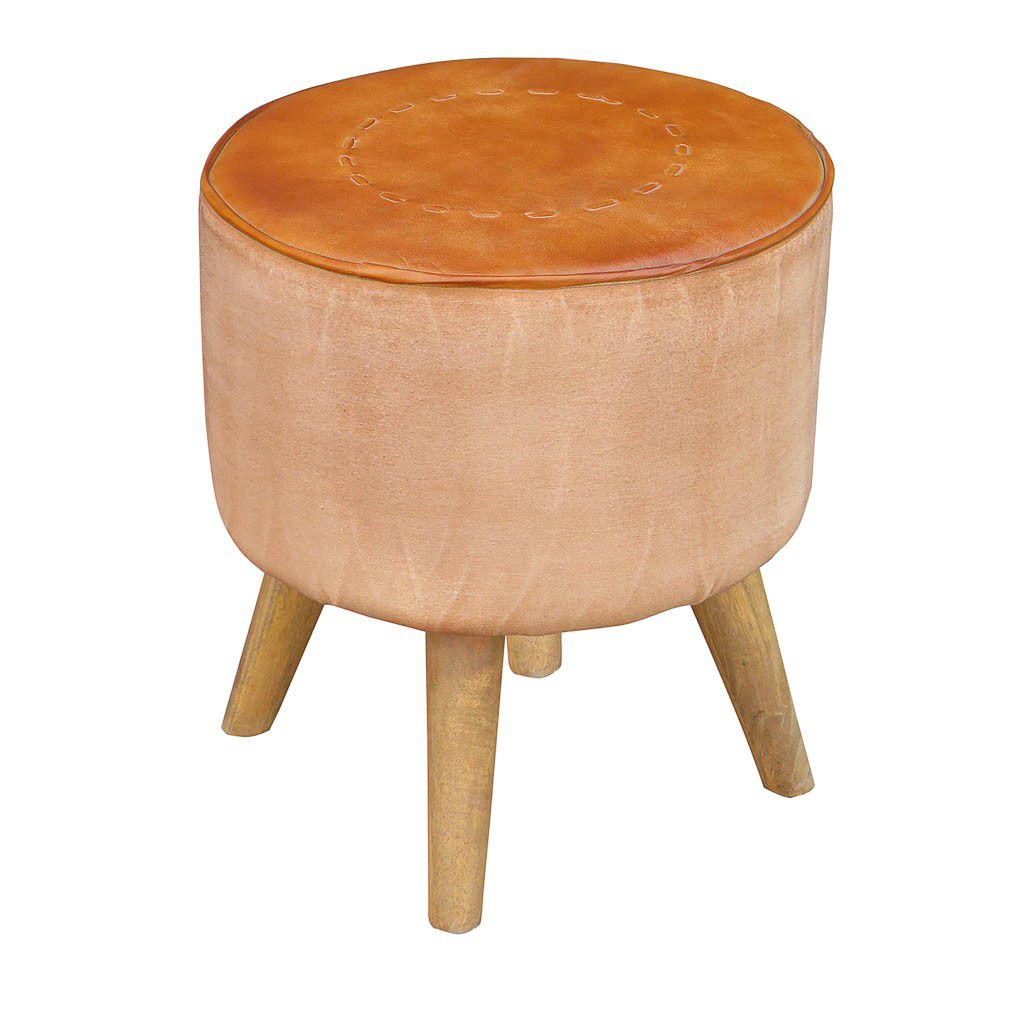 Taburete tapizado
