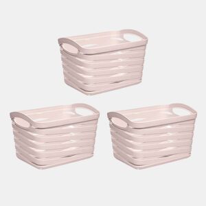 Kit de 3 Cestos Retangulares Médios 1,5 Litro 7house