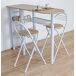 Conjunto Mesa de Cocina Bar con 4 estantes + 2 Taburetes Plegables Conjunto Mesa de Cocina Bar con 4 estantes + 2 Taburetes Plegables Topo